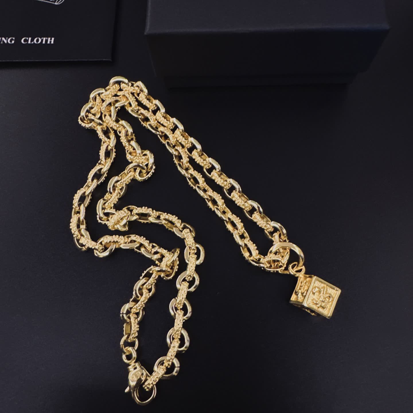 Chrome Hearts Gold Chain Necklace